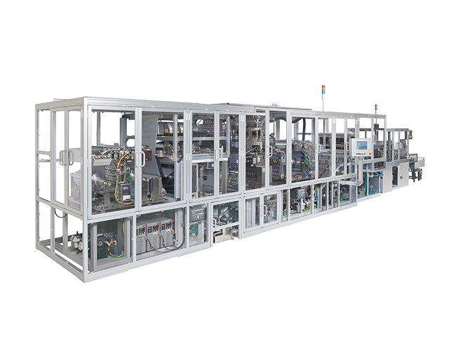 Four-side seal filling packaging & Counting and collation & Banding line