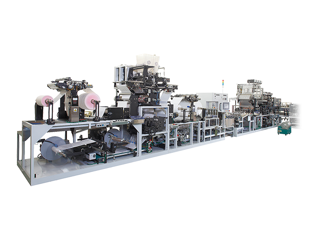 Four-side seal filling packaging & Counting and collation & system For disposal body warmers